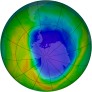 Antarctic Ozone 2010-10-22